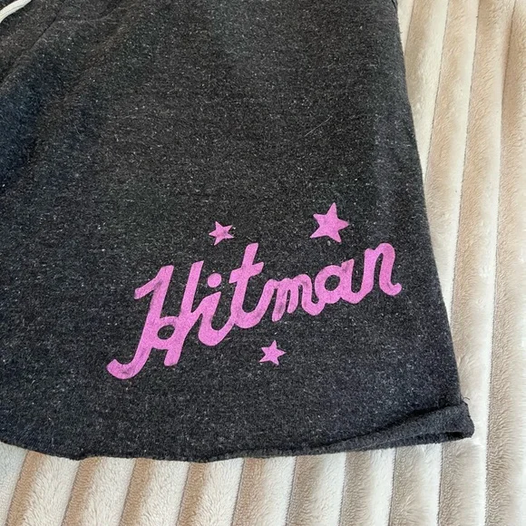 Roots of Fight XXL Bret Hart Fleece Shorts - Picture 2 of 5